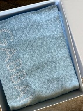 Dolce Gabbana light blue towel